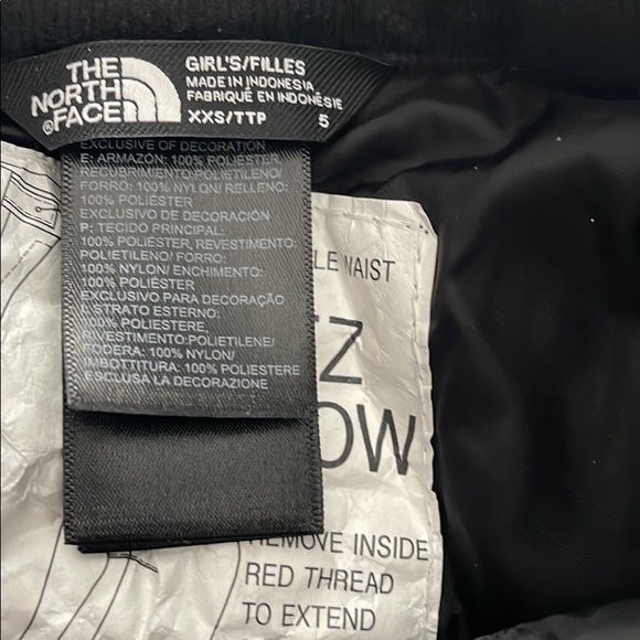 Northface Toddler Girl Snow Pants - Picture 2 of 4